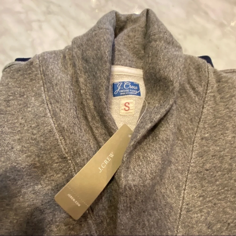NWT J. Crew Cardigan Sweatshirt
